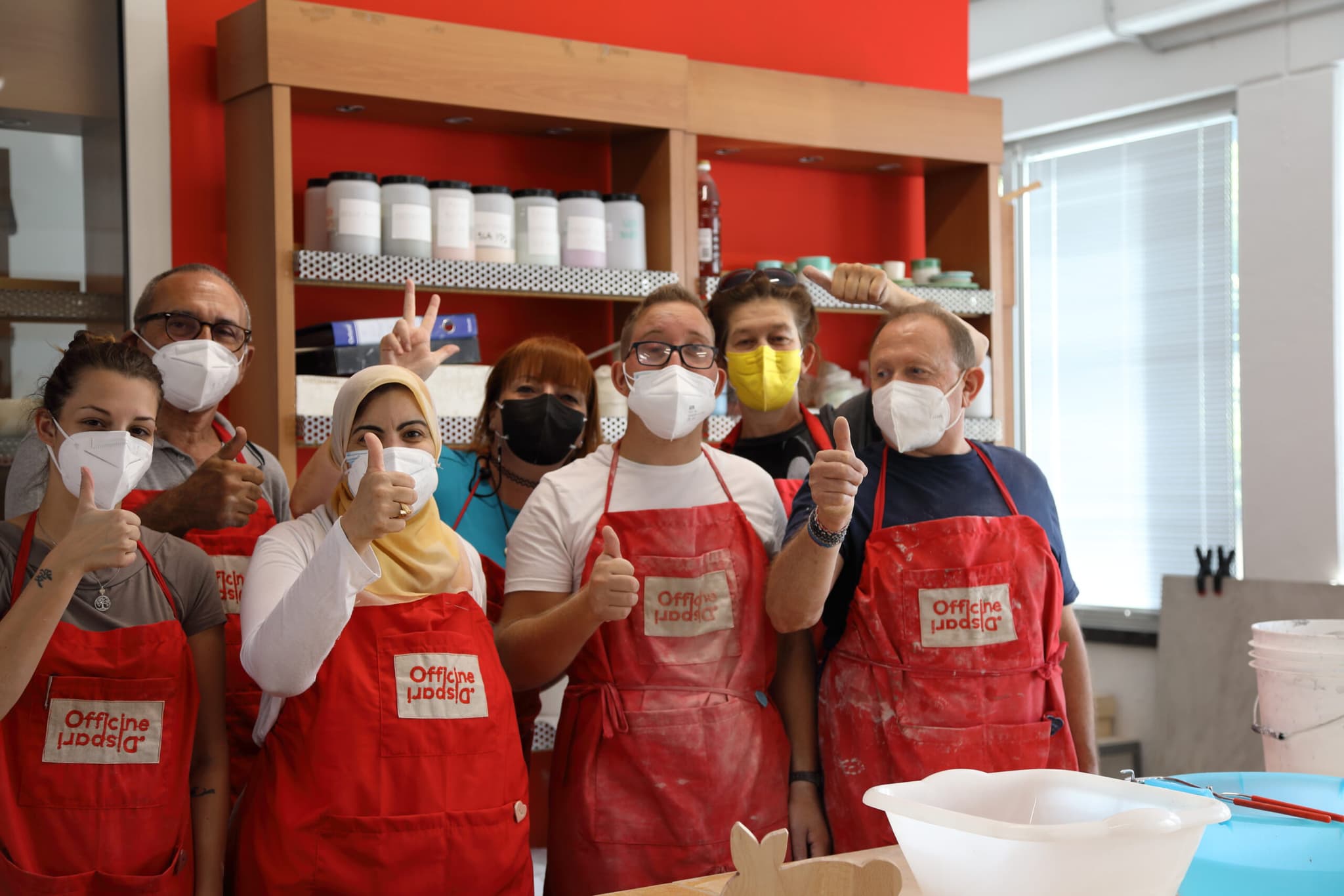 Il laboratorio delle Officine Dispari