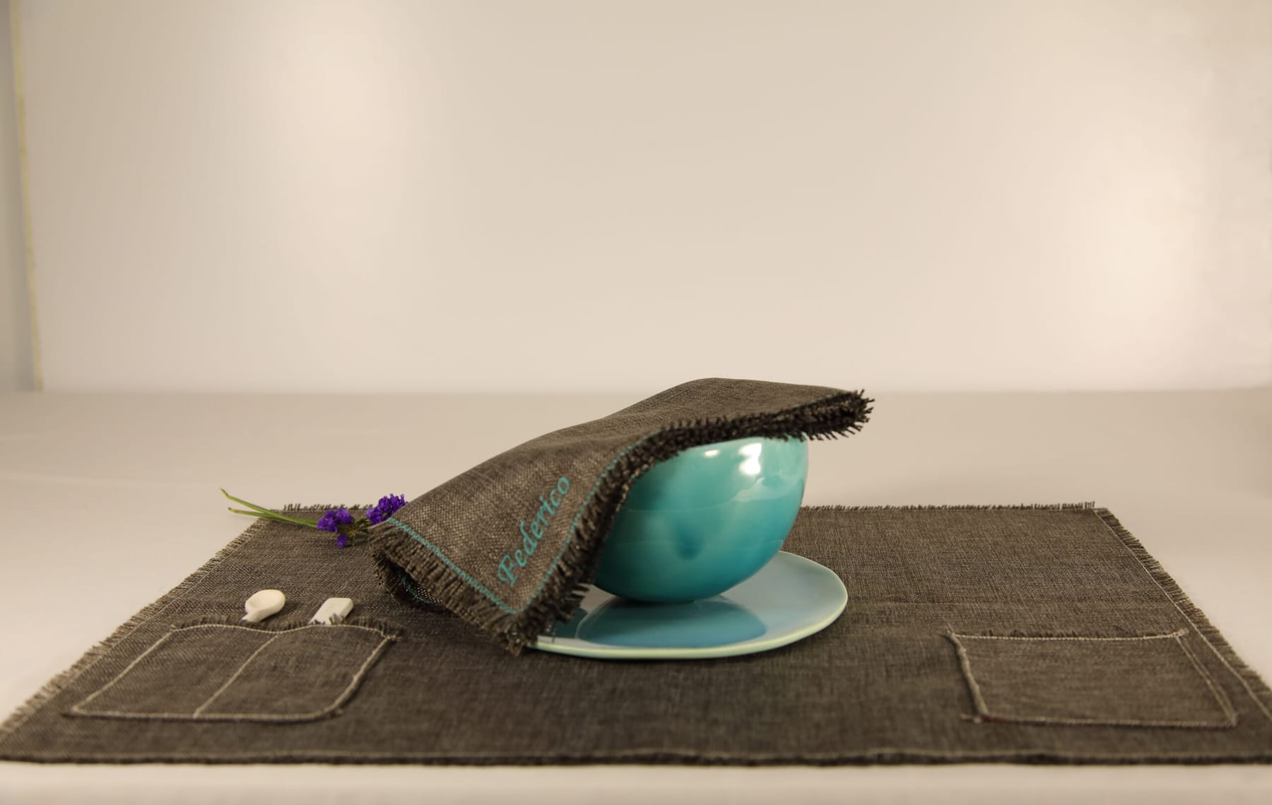 Set 2 tovagliette da colazione Corteccia