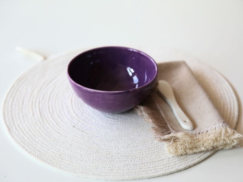 Ciotola media viola violetta